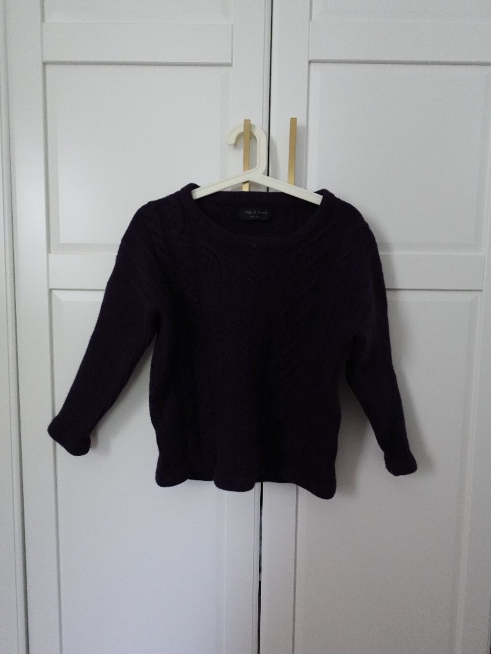 Rag & Bone Wool Cashmere Cable Knit Sweater S Great Condition